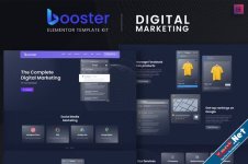 Booster – Digital Marketing Elementor Template Kit