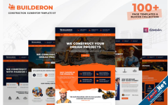 Builderon – Construction Elementor Template Kit