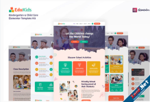 Edukids – Kindergarten & Child Care Elementor Template Kit