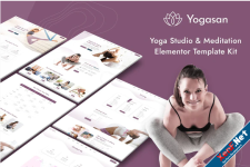 Yogasan – Yoga Studio & Meditation Elementor Template Kit