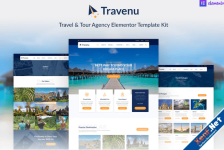 Travenu – Travel & Tour Agency Elementor Template Kit