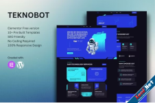 Teknobot – AI & Robotics Elementor Template Kit