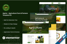 Agrion – Agriculture Farm & Farmers Template Kit