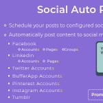 Social Auto Poster - Scheduler & Marketing Plugin For WordPress