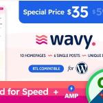 Wavy - Modern & Lightweight Blog for WordPress