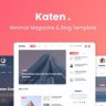 Katen – Minimal Blog & Magazine HTML Template